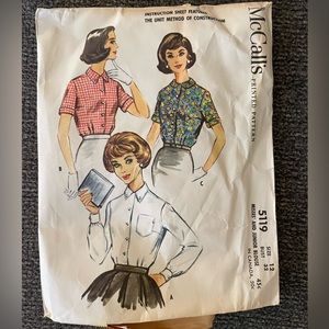 McCall’s Printed Pattern #5119